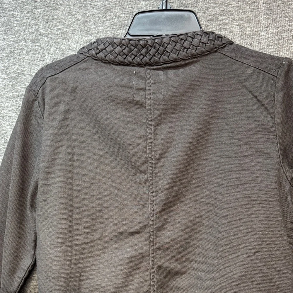 Chic Grey Zip Utility Jacket - Picture 11 of 11